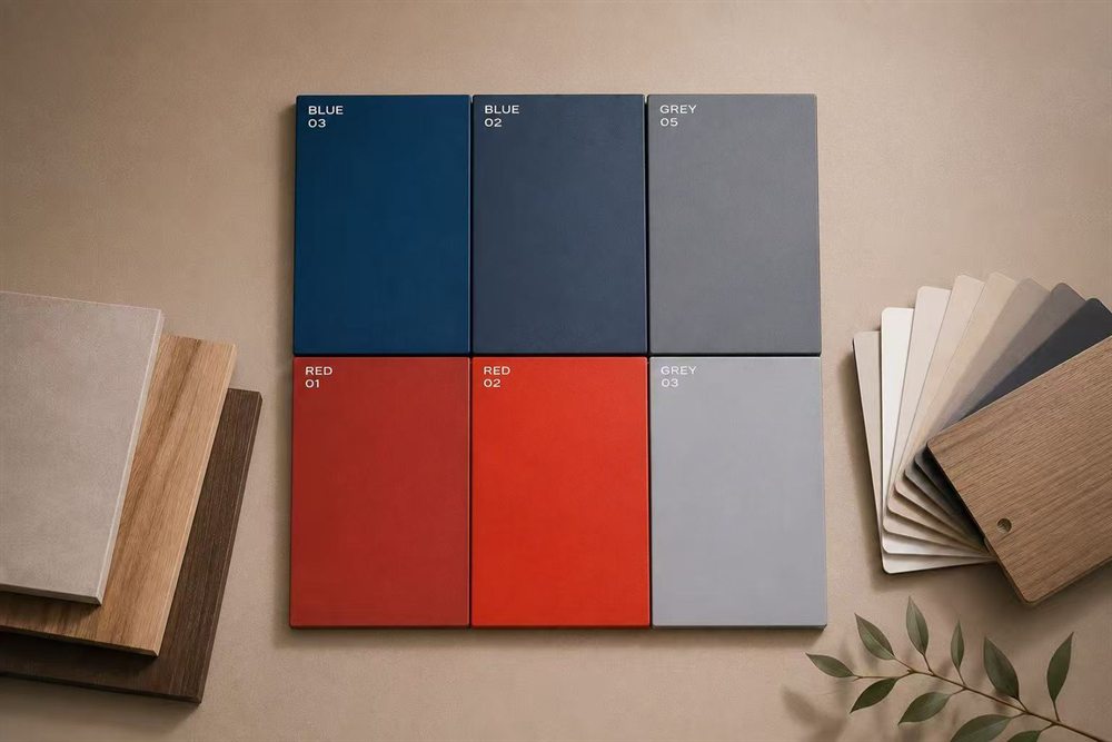 Bathroom cabinet color and finish customization